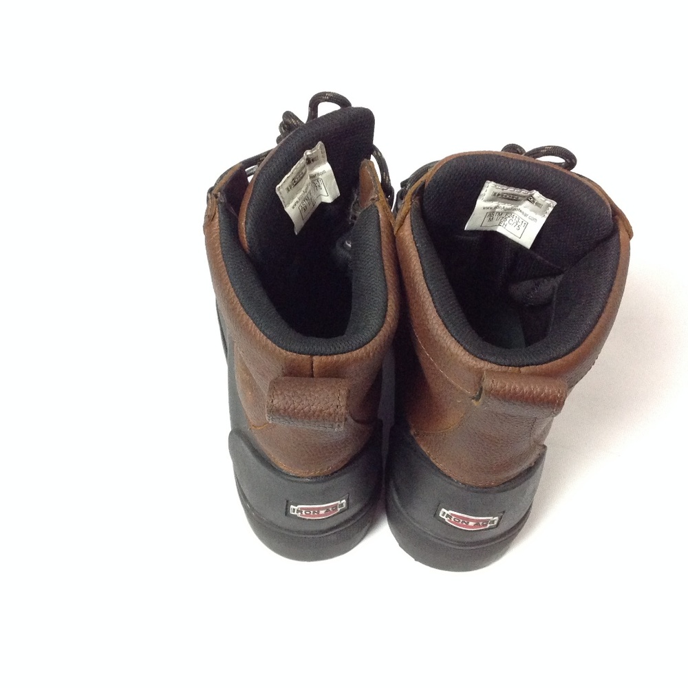 Iron Age Men's Lace Up Work Boots Steel Toe M - Picture 3 of 7